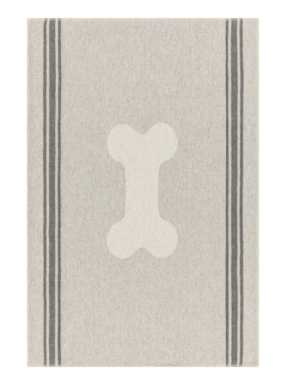 PET padded dog mat "bones" large
