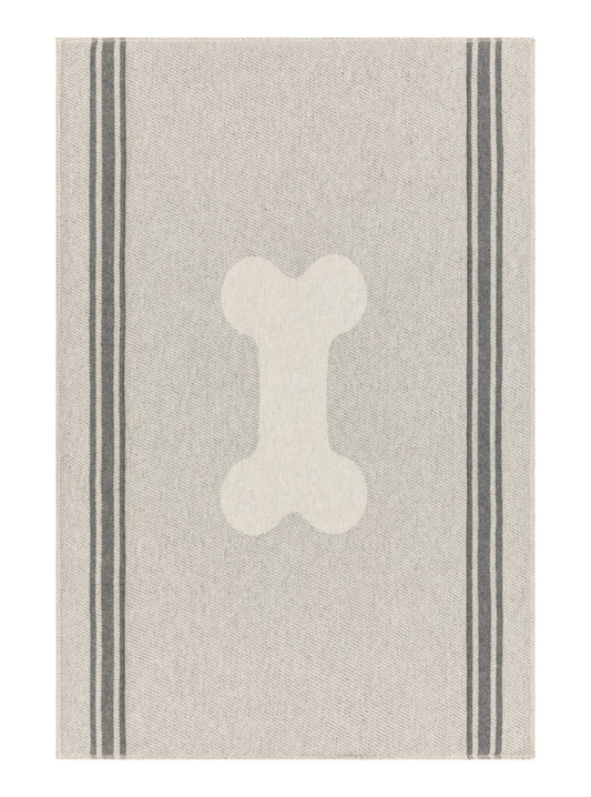 PET padded dog mat "bones" large