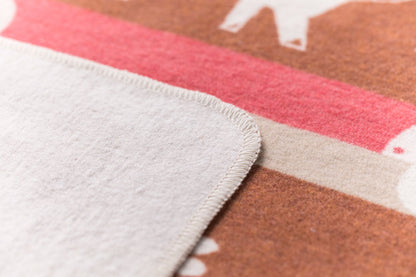 JUWEL baby blanket "fox and mushroom" in . Blanket made by David Fussenegger , a family-run mill in Austria.