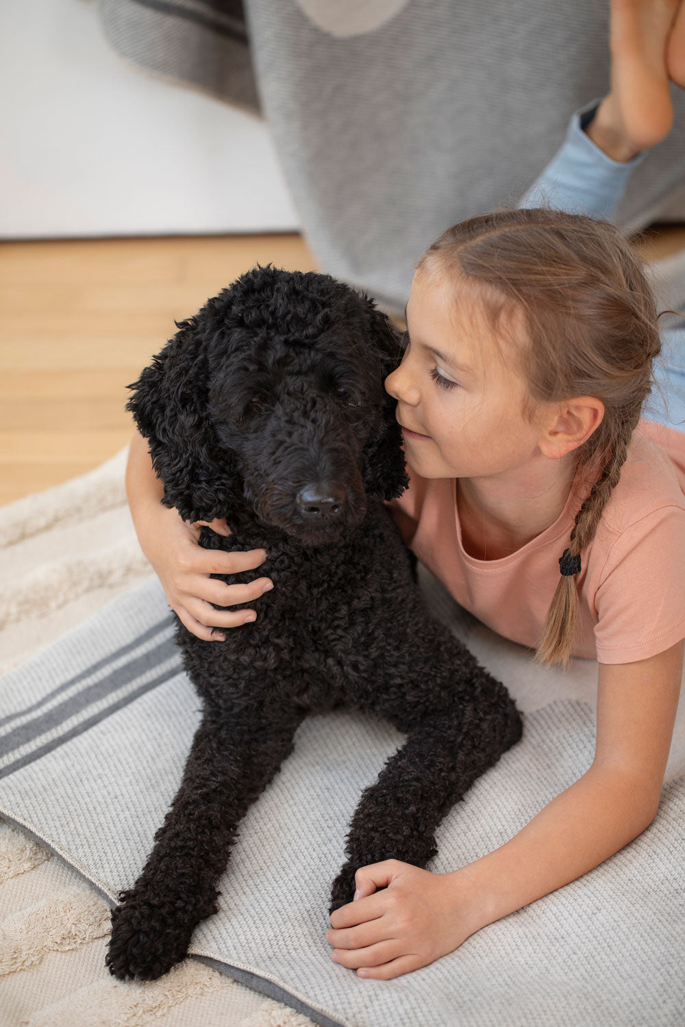 PET padded dog mat "bones" large