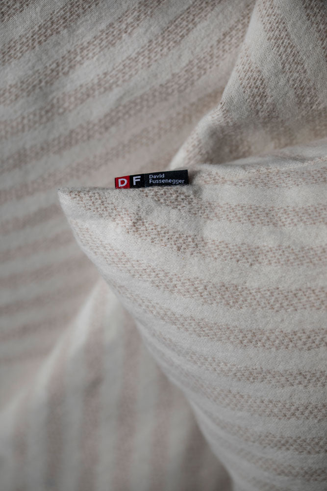 JADE cushion cover "zen" organic cotton in . Cushion Cover made by David Fussenegger , a family-run mill in Austria.