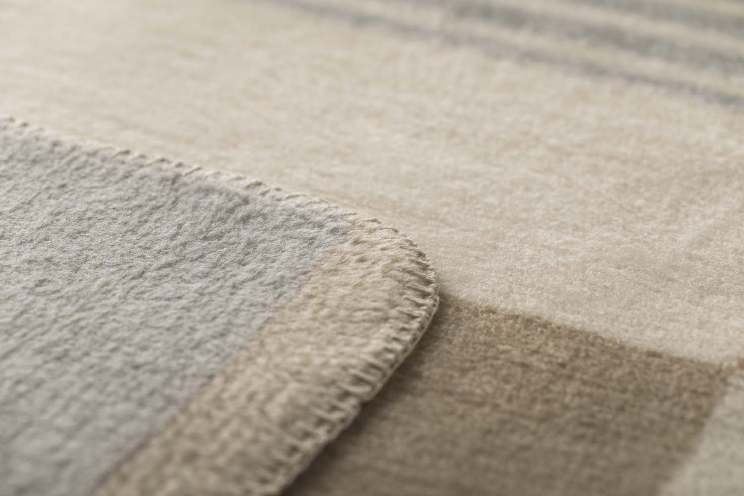 SAVONA throw "lines/rectangles" in . Throw Blanket made by David Fussenegger , a family-run mill in Austria.
