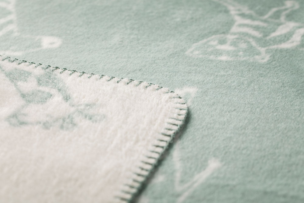 PANDA baby blanket "in the jungle" in . Blanket made by David Fussenegger , a family-run mill in Austria.