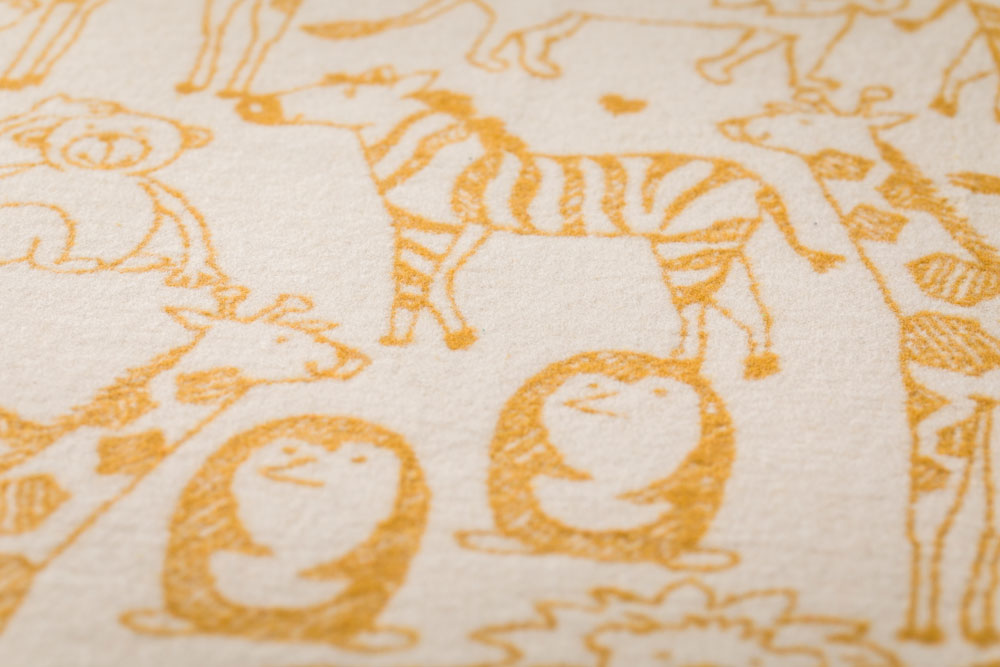 JUWEL baby blanket "safari animals" in . Blanket made by David Fussenegger , a family-run mill in Austria.