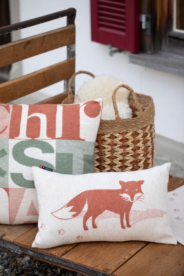 SILVRETTA Cushion Cover "Christmas" in . Cushion Cover made by David Fussenegger , a family-run mill in Austria.