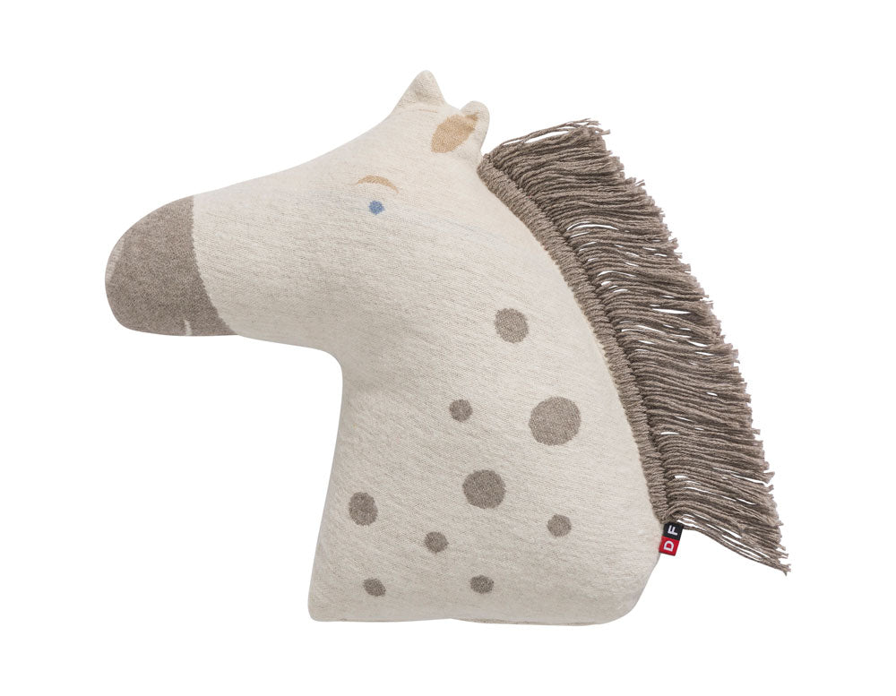 JUWEL pillow "pony" includes filling in offwhite . Filled Cushion made by David Fussenegger , a family-run mill in Austria.