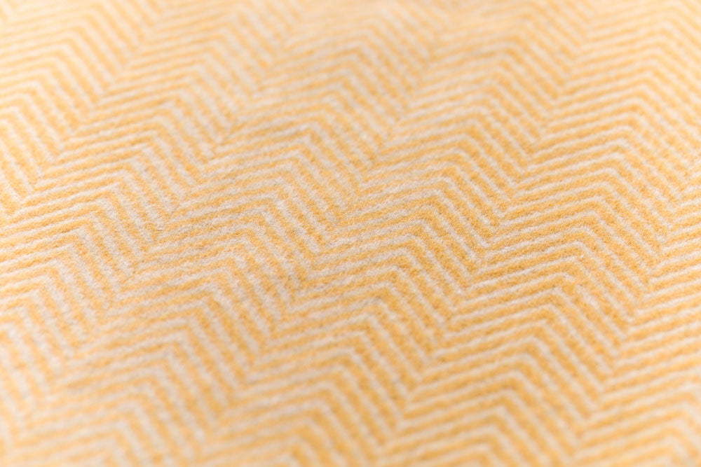 SILVRETTA throw "herringbone" in . Throw Blanket made by David Fussenegger , a family-run mill in Austria.