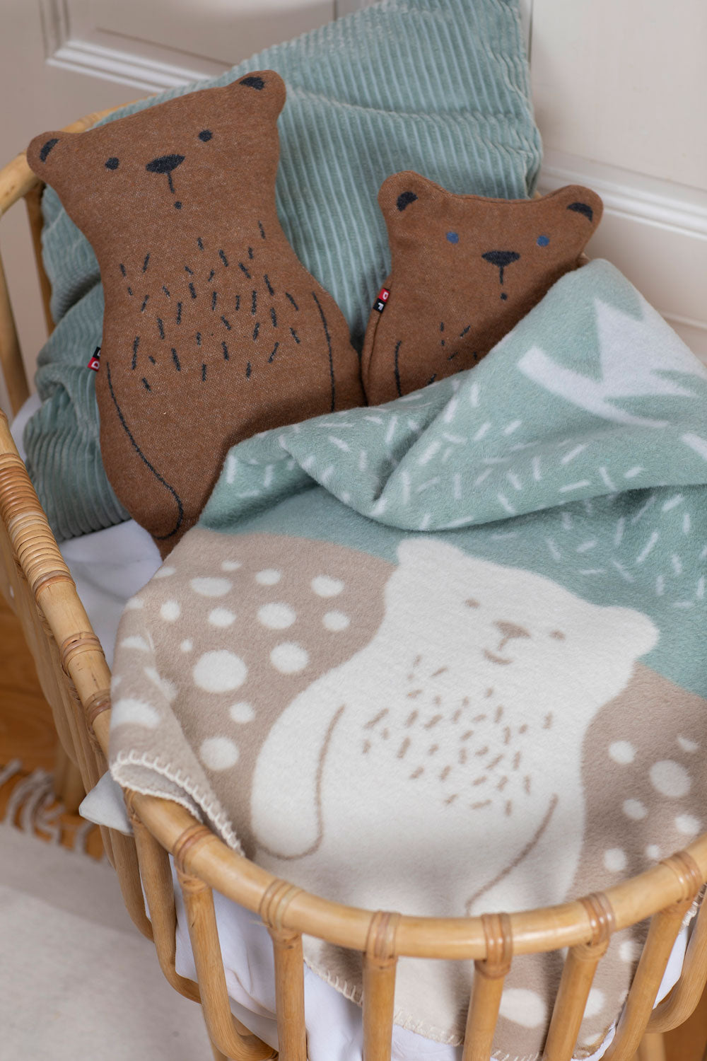 MILA baby blanket "forest bear"