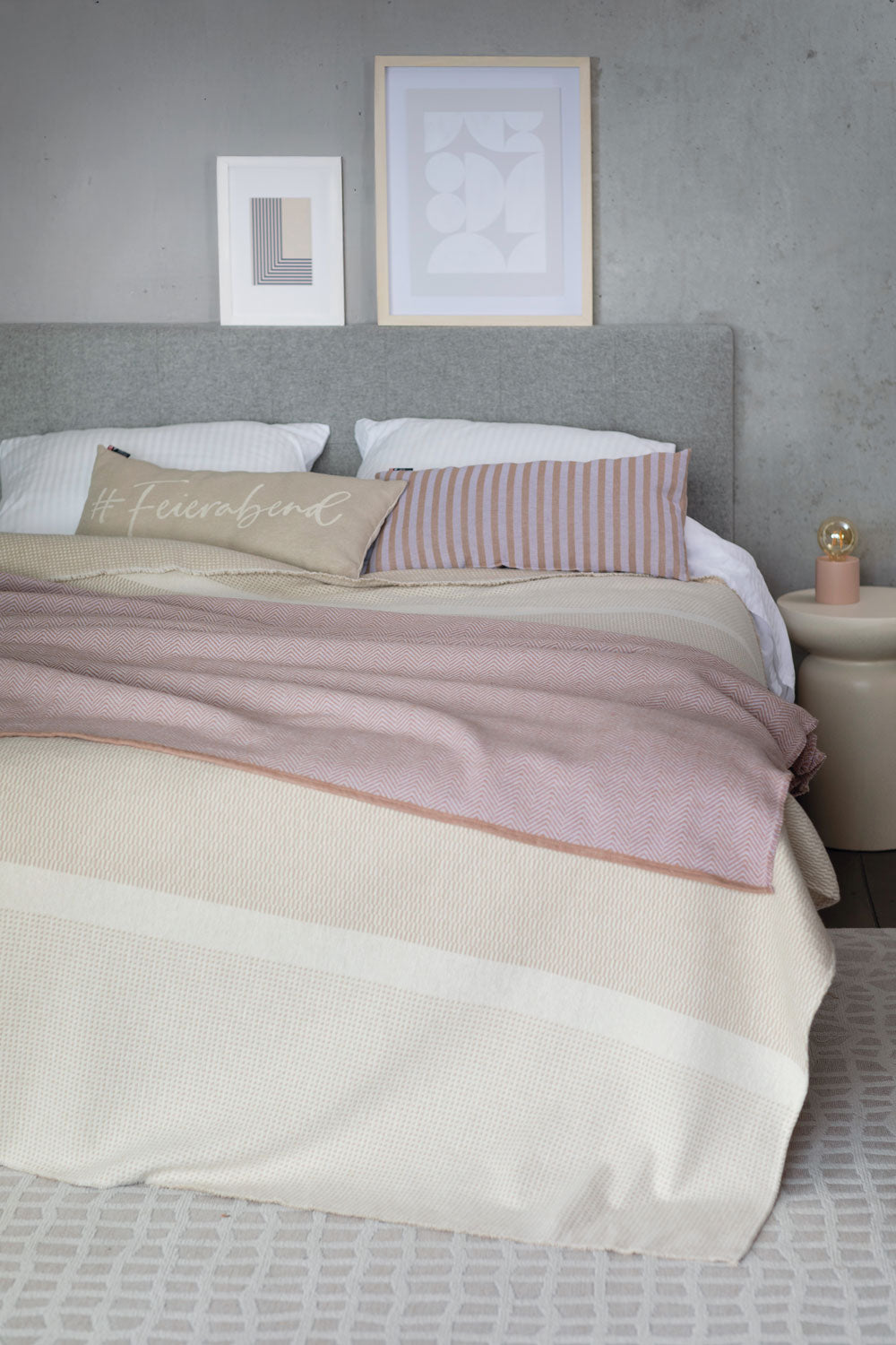LUCA bedspread "herringbone"