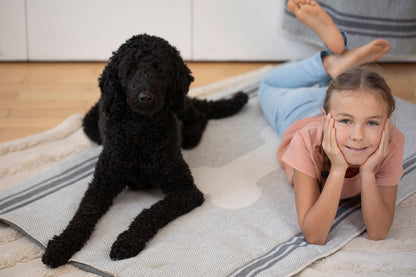 PET padded dog mat "bones" large