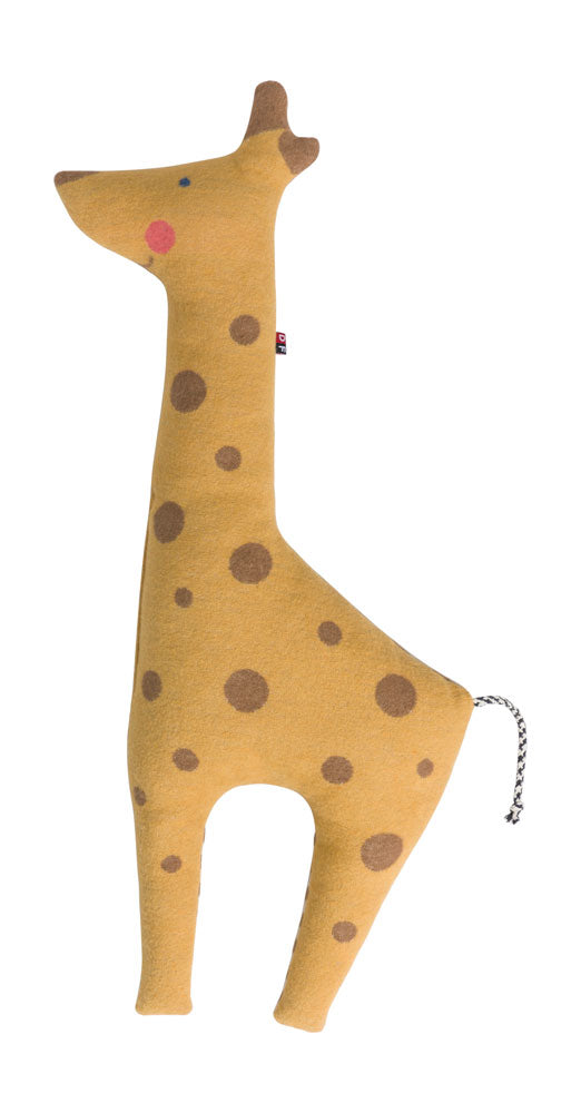 JUWEL pillow "giraffe" includes filling in gold . Filled Cushion made by David Fussenegger , a family-run mill in Austria.