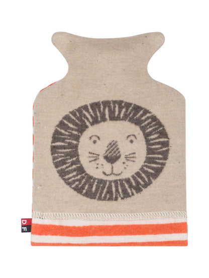 JUWEL warming bottle "lion" in ecru . Warming Bottle made by David Fussenegger , a family-run mill in Austria.