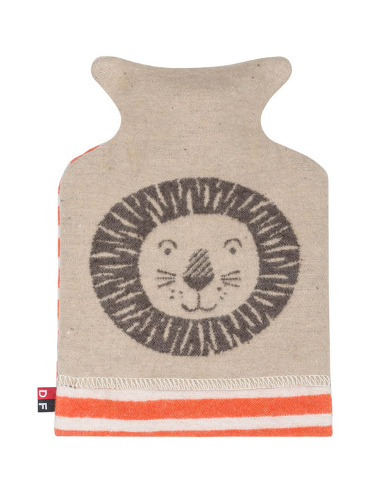 JUWEL warming bottle "lion" in ecru . Warming Bottle made by David Fussenegger , a family-run mill in Austria.