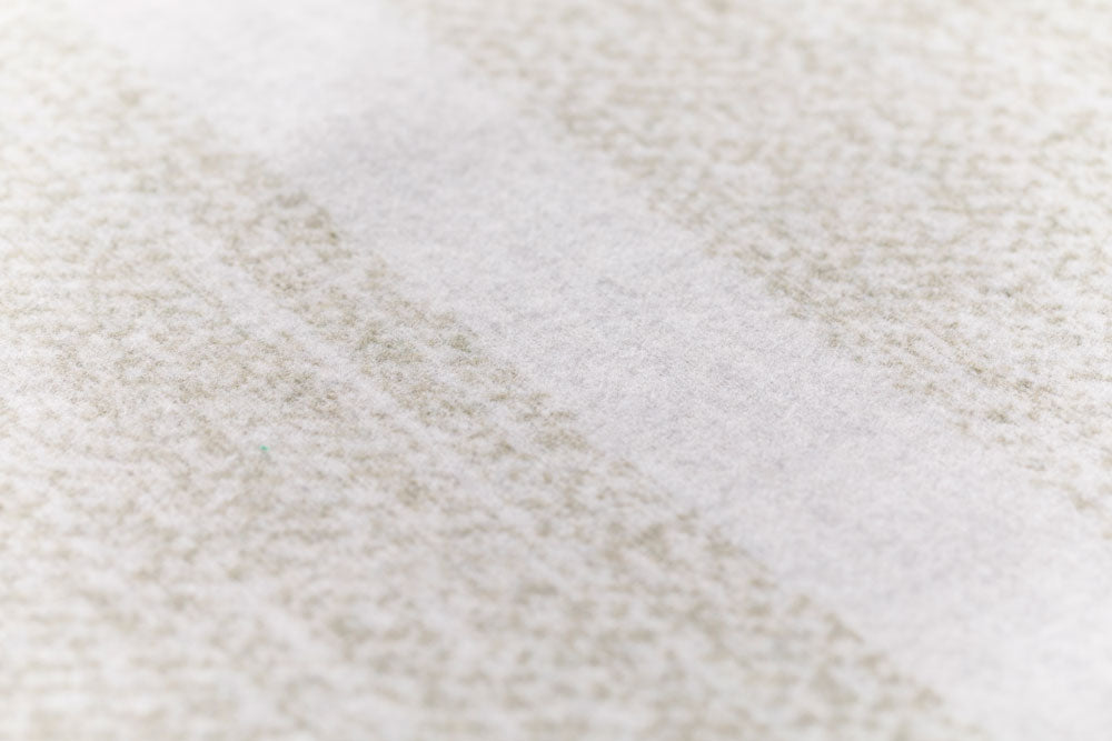 LUCA throw "structured stripe" in . Throw Blanket made by David Fussenegger , a family-run mill in Austria.