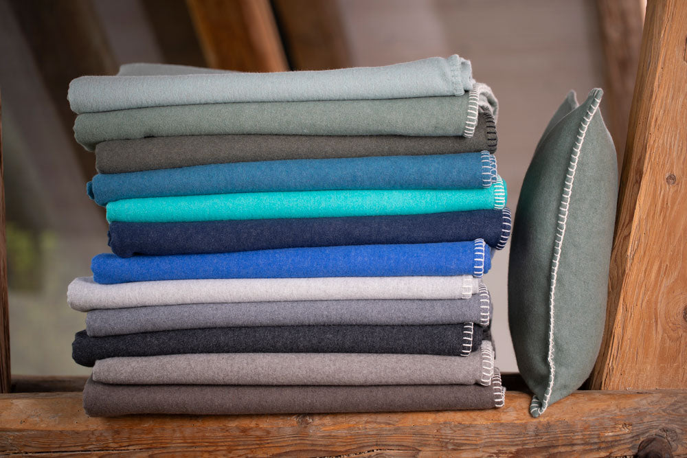 SYLT cushion cover solid 20x20 in . Cushion Cover made by David Fussenegger , a family-run mill in Austria.