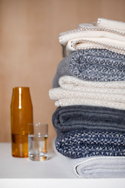 BAMBOO throw "small allover pattern"