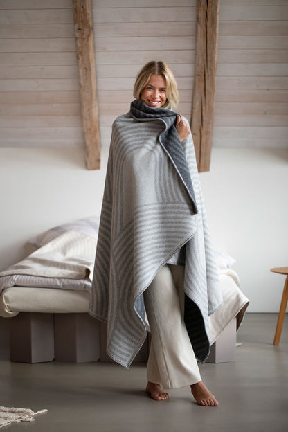 JADE throw "zen"organic cotton in . Throw Blanket made by David Fussenegger , a family-run mill in Austria.