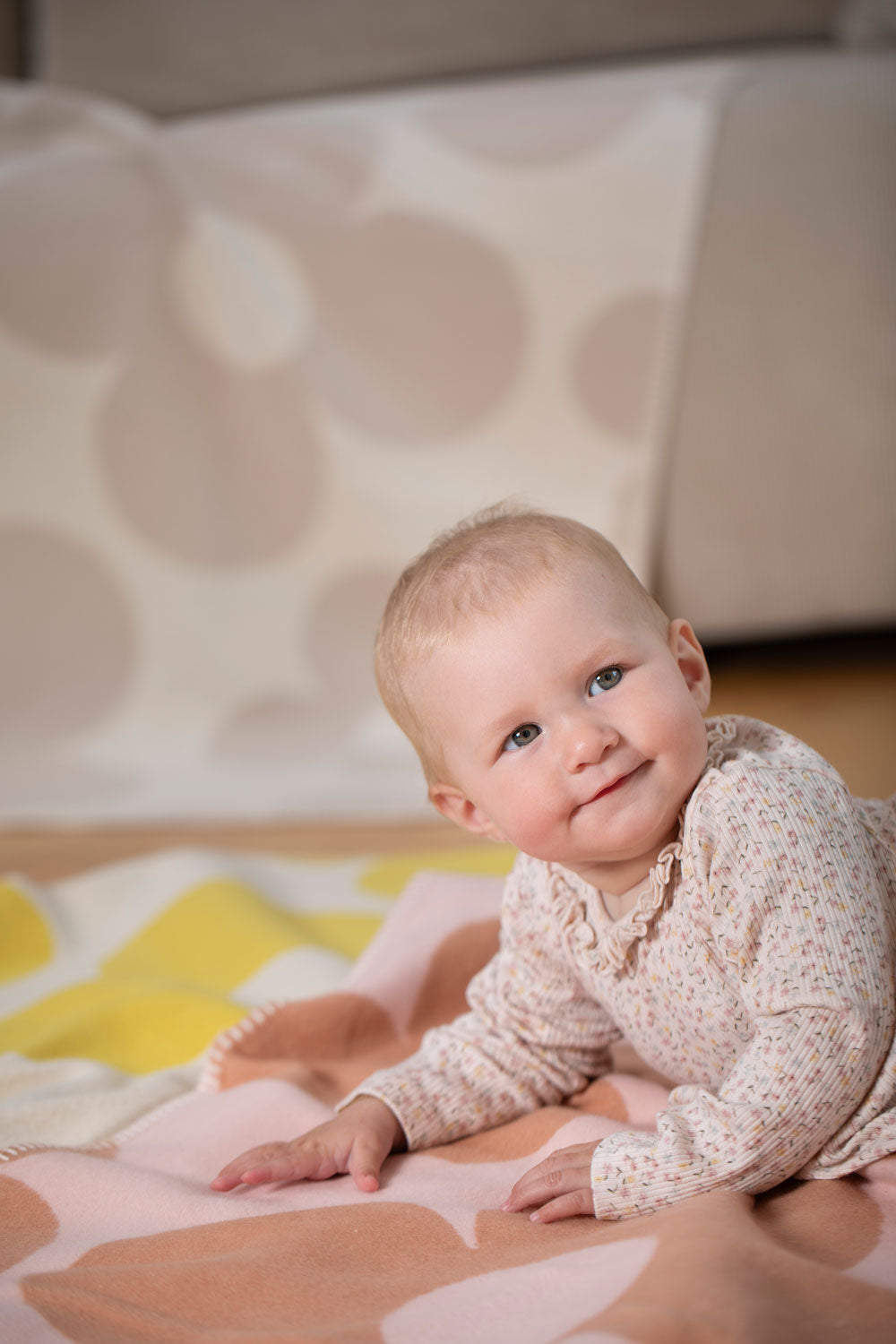 LENA baby blanket "flowers" organic cotton