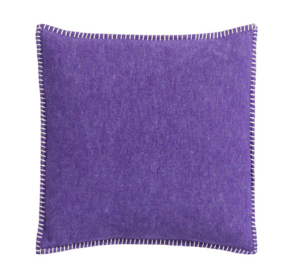 SYLT cushion cover solid 20x20 in lilac . Cushion Cover made by David Fussenegger , a family-run mill in Austria.