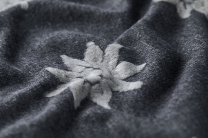 CARLA throw "Edelweiß" in . Throw Blanket made by David Fussenegger , a family-run mill in Austria.