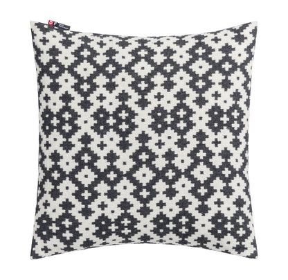 NOVA cushion cover "small ethnic pattern" in charcoal . Cushion Cover made by David Fussenegger , a family-run mill in Austria.