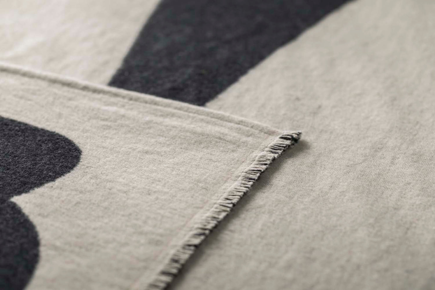 LUCA throw flannel "large leaves" in . Throw Blanket made by David Fussenegger , a family-run mill in Austria.