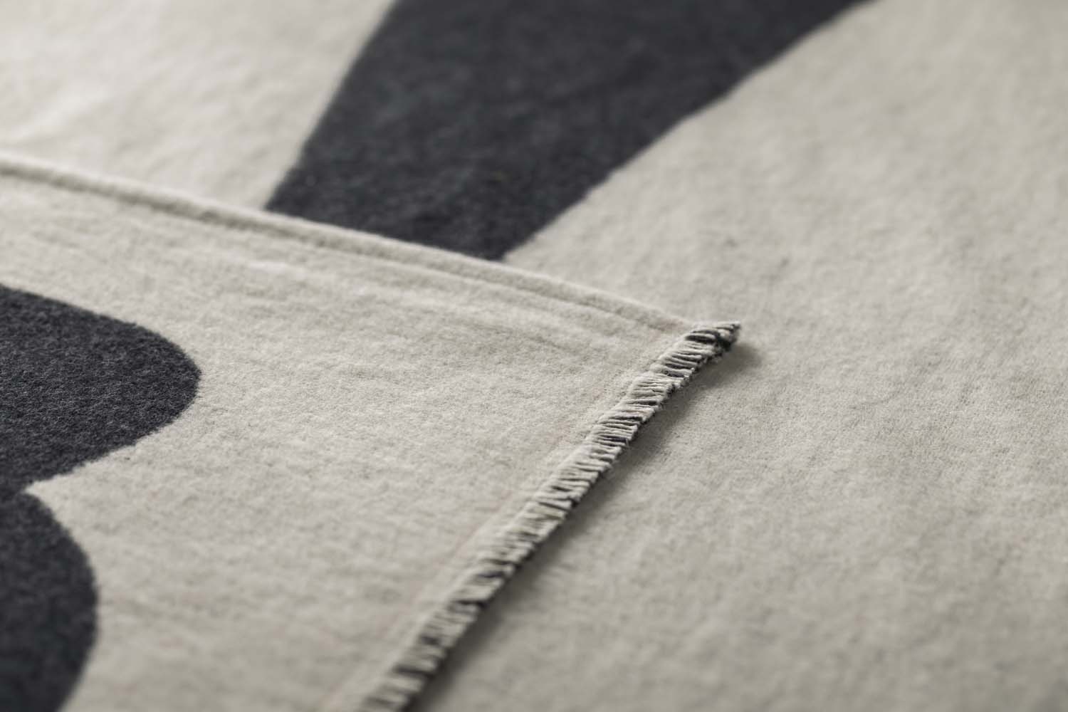 LUCA throw flannel "large leaves" in . Throw Blanket made by David Fussenegger , a family-run mill in Austria.