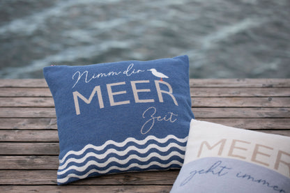 NOVA cushion cover "nimm dir Meer Zeit"