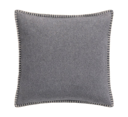 SYLT cushion cover solid 20x20 in grey . Cushion Cover made by David Fussenegger , a family-run mill in Austria.