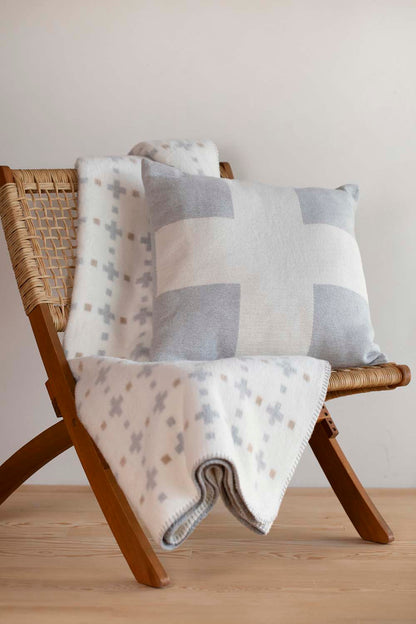 NOVA cushion cover "cross" in . Cushion Cover made by David Fussenegger , a family-run mill in Austria.