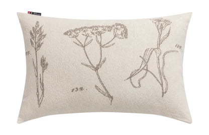 NOVA cushion cover "herbarium" in offwhite . Cushion Cover made by David Fussenegger , a family-run mill in Austria.