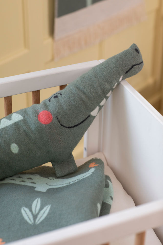 JUWEL nesting roll "alligator" in . Nesting Roll made by David Fussenegger , a family-run mill in Austria.