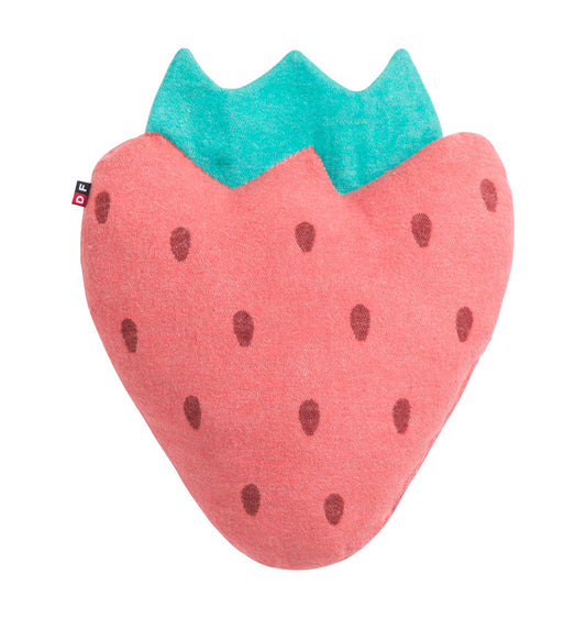 JUWEL pillow "strawberry" includes filling in red . Filled Cushion made by David Fussenegger , a family-run mill in Austria.