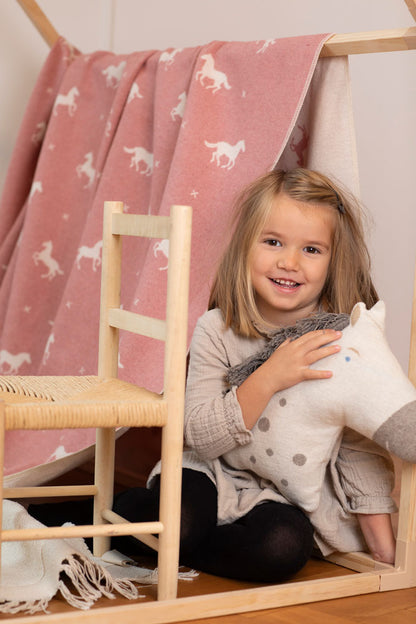 JUWEL pillow "pony" includes filling in . Filled Cushion made by David Fussenegger , a family-run mill in Austria.