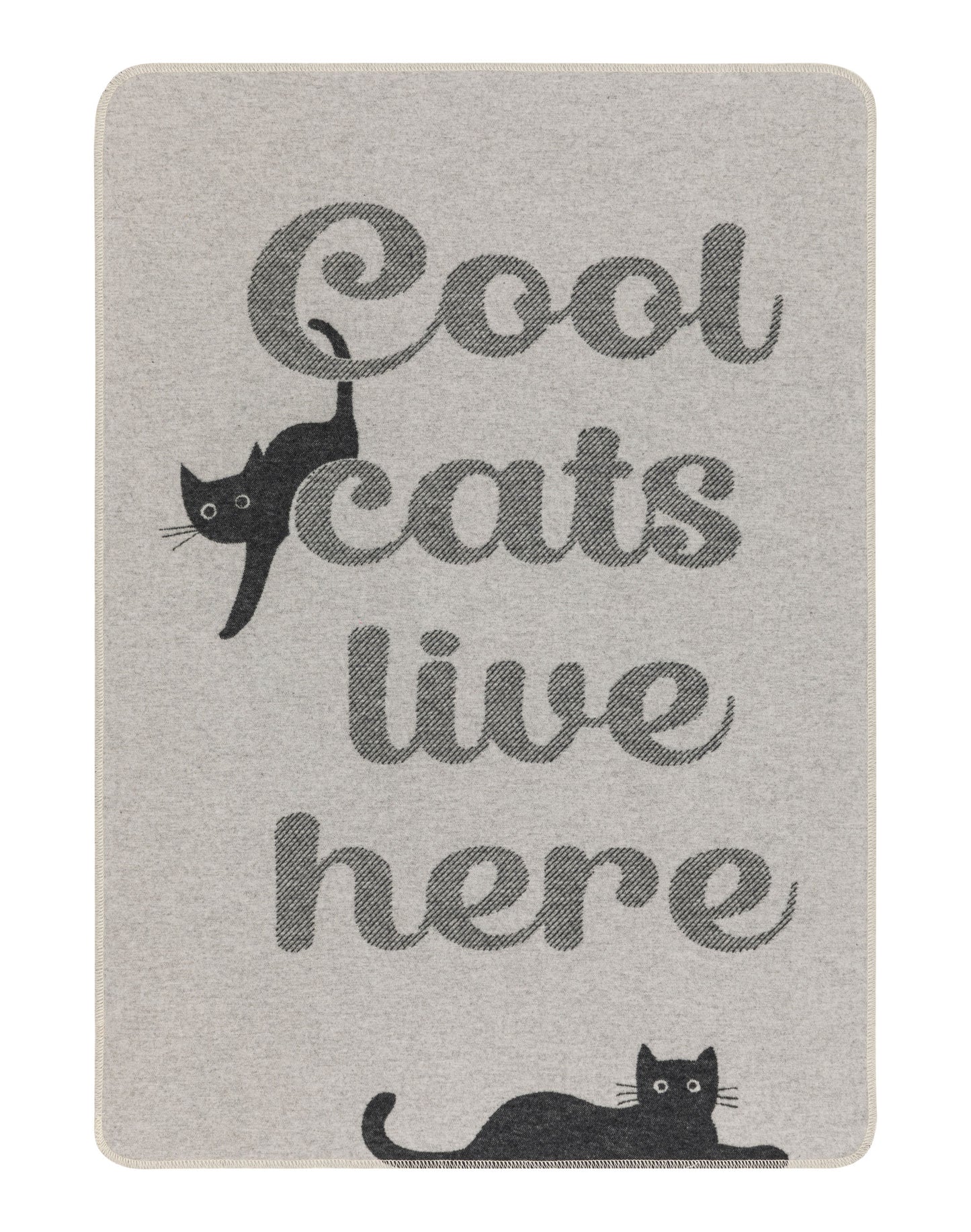 PET blanket "cool cats live here" small