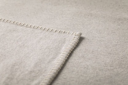 SYLT throw solid in . Throw Blanket made by David Fussenegger , a family-run mill in Austria.