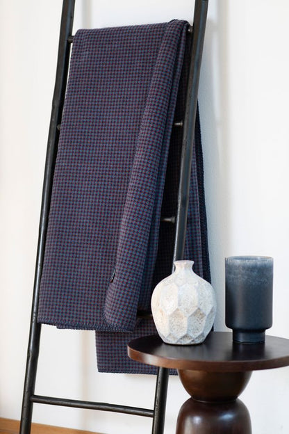 SAVONA Throw "Mini Checks" in . Throw Blanket made by David Fussenegger , a family-run mill in Austria.