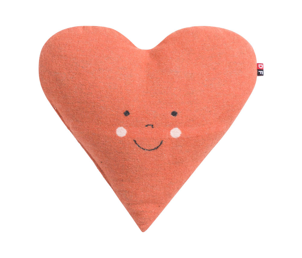 JUWEL pillow "heart" includes filling in . Filled Cushion made by David Fussenegger , a family-run mill in Austria.