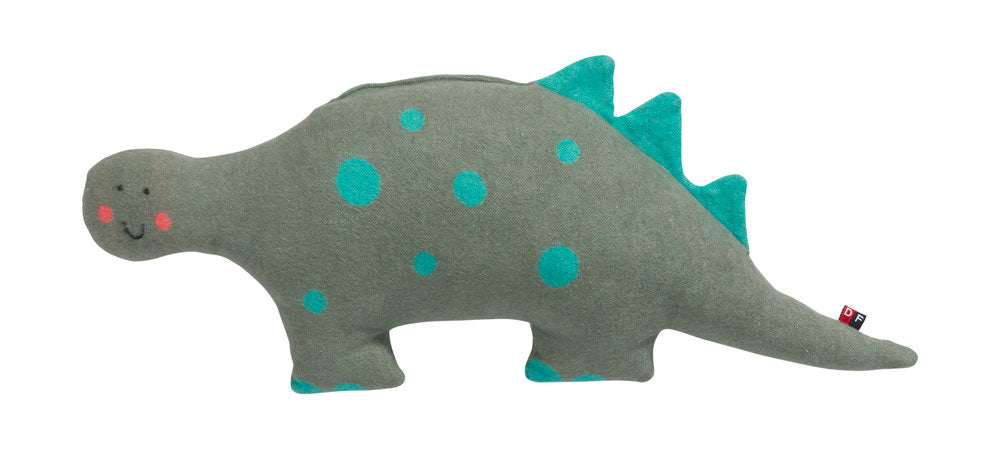 JUWEL pillow "dino" includes filling in green . Filled Cushion made by David Fussenegger , a family-run mill in Austria.