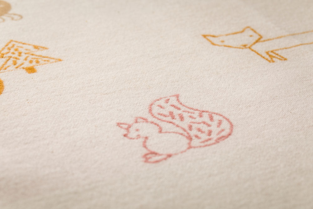 LENA baby blanket organic "forest animals" in . Blanket made by David Fussenegger , a family-run mill in Austria.