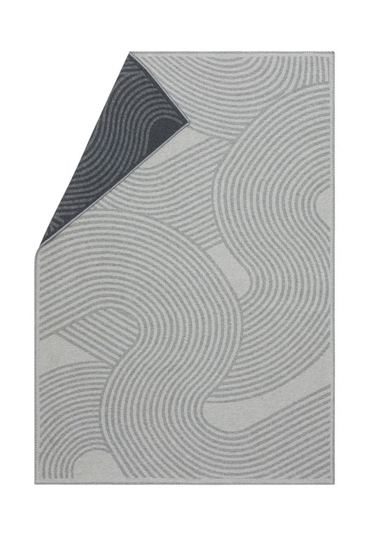 JADE throw "zen"organic cotton in grey . Throw Blanket made by David Fussenegger , a family-run mill in Austria.