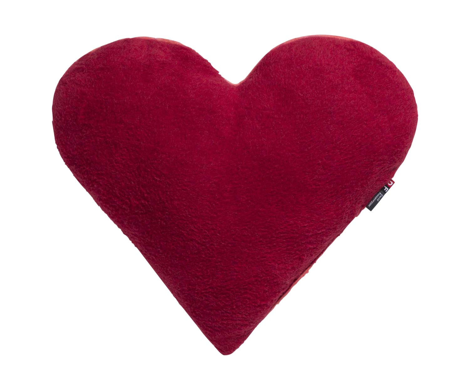 SAVONA pillow "heart" in bordeaux . Cushion Cover made by David Fussenegger , a family-run mill in Austria.