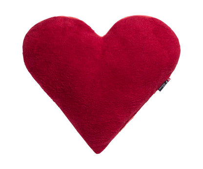 SAVONA pillow "heart" in bordeaux . Cushion Cover made by David Fussenegger , a family-run mill in Austria.