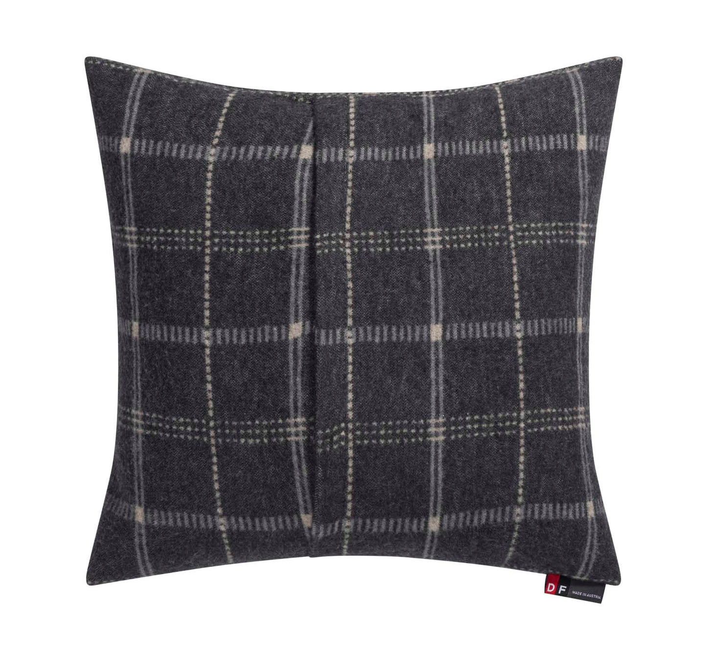 SILVRETTA cushion cover "checkered" in . Cushion Cover made by David Fussenegger , a family-run mill in Austria.