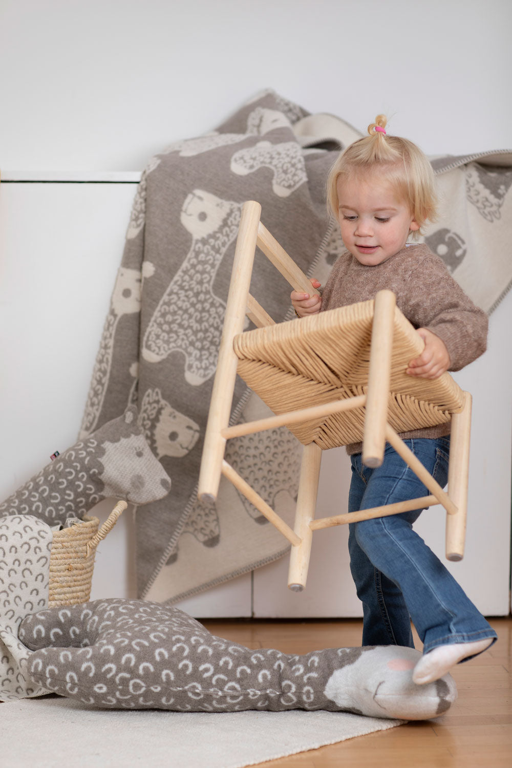 CARLA kid blanket "Alpaca"