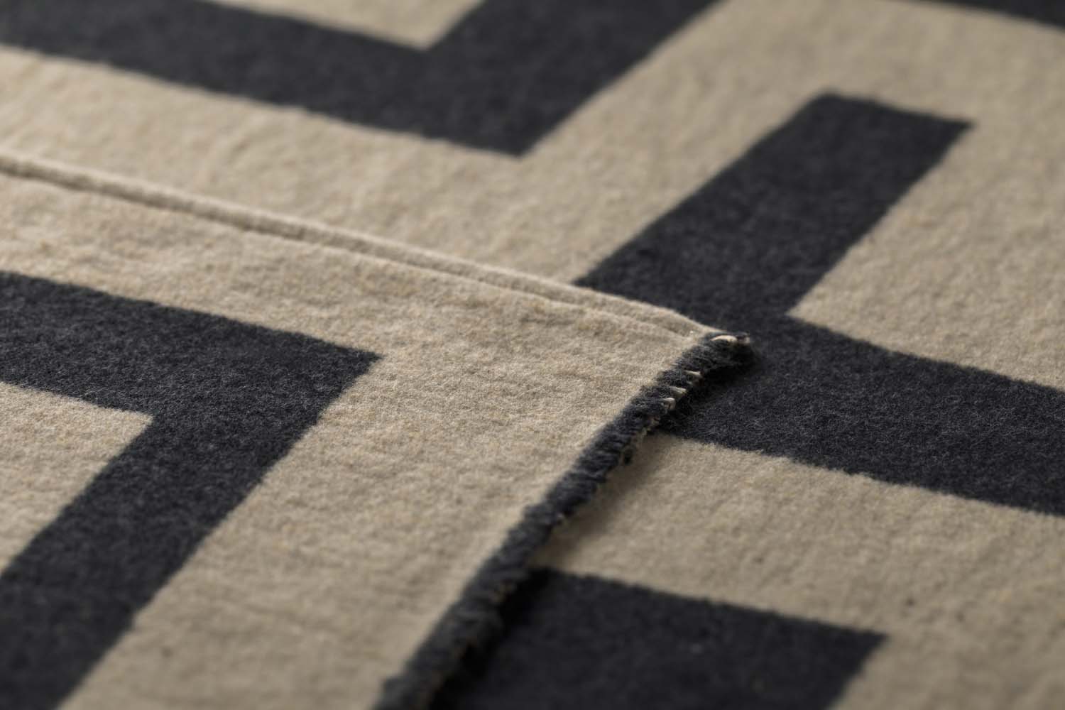 LUCA throw "maze" in . Throw Blanket made by David Fussenegger , a family-run mill in Austria.