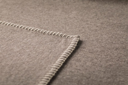 SYLT throw solid in . Throw Blanket made by David Fussenegger , a family-run mill in Austria.