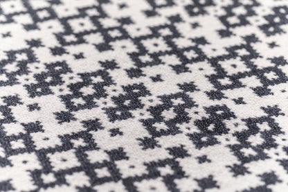 NOVA throw "small ethnic pattern" in . Throw Blanket made by David Fussenegger , a family-run mill in Austria.