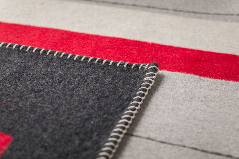 SYLT throw "cable cars" in . Throw Blanket made by David Fussenegger , a family-run mill in Austria.