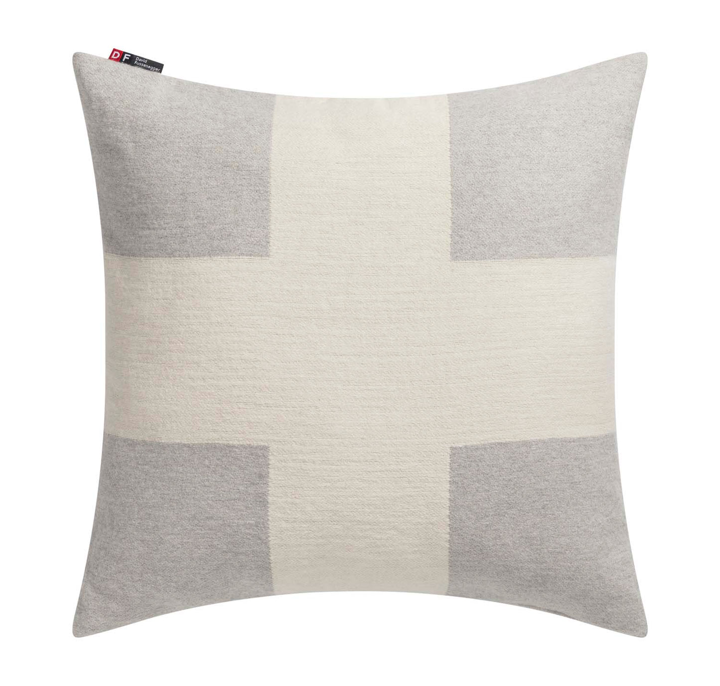 NOVA cushion cover "cross" in grey . Cushion Cover made by David Fussenegger , a family-run mill in Austria.